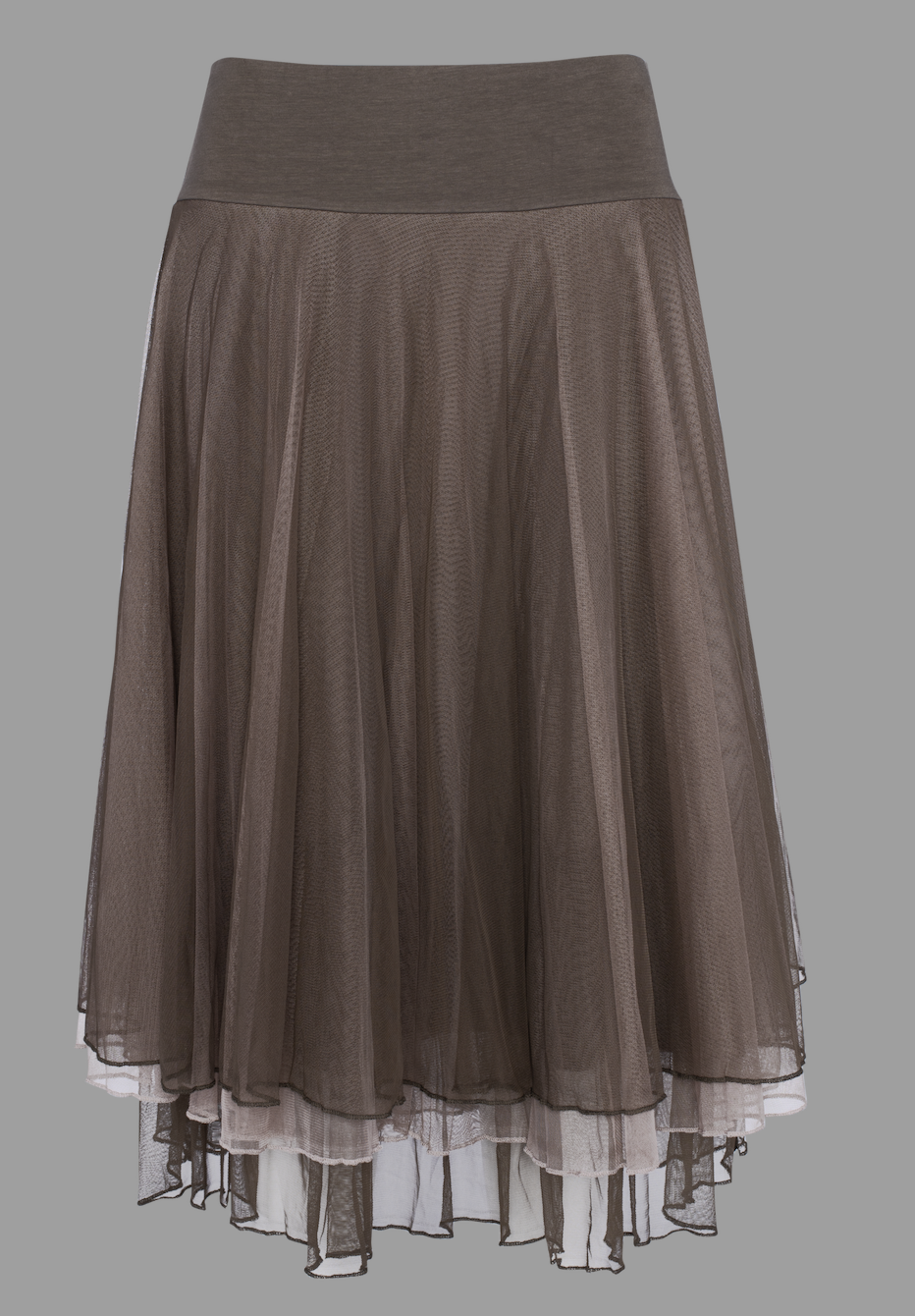 Gewaad salaris Mammoet Petticoat 2190 Taupe - LaLamour - Indeed Fashion